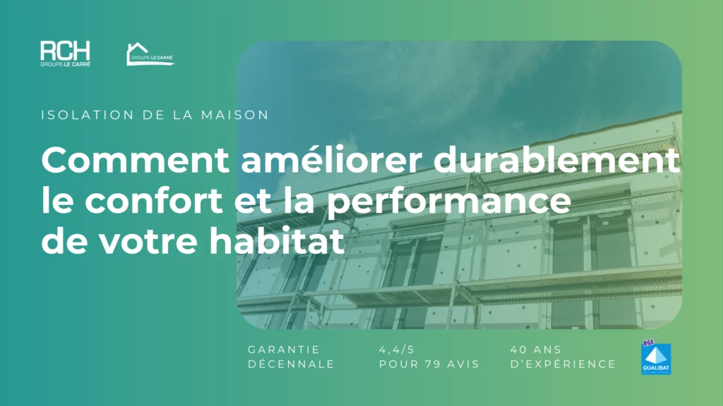 Travaux d’isolation thermique par l’extérieur sur une maison, illustrant l’amélioration durable du confort et de la performance énergétique de l’habitat.