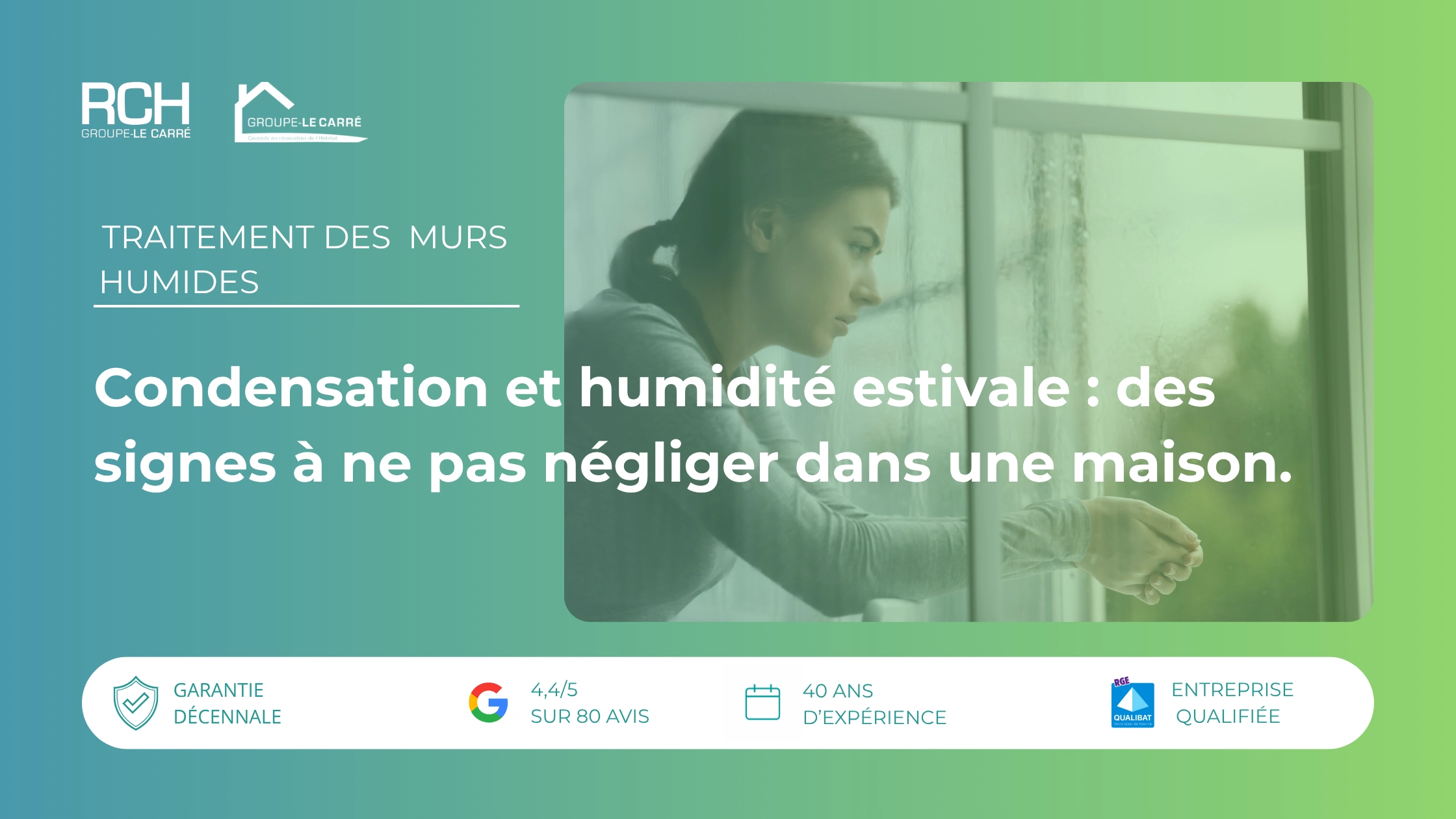 Condensation et humidité estivale : des signes à ne pas négliger dans une maison