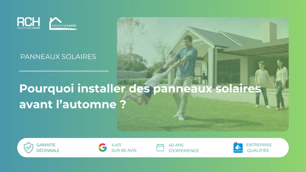 Installation de panneaux solaires à Nevers par RCH Groupe Le Carré pour améliorer l’autonomie énergétique et réduire les factures d’électricité dans la Nièvre.